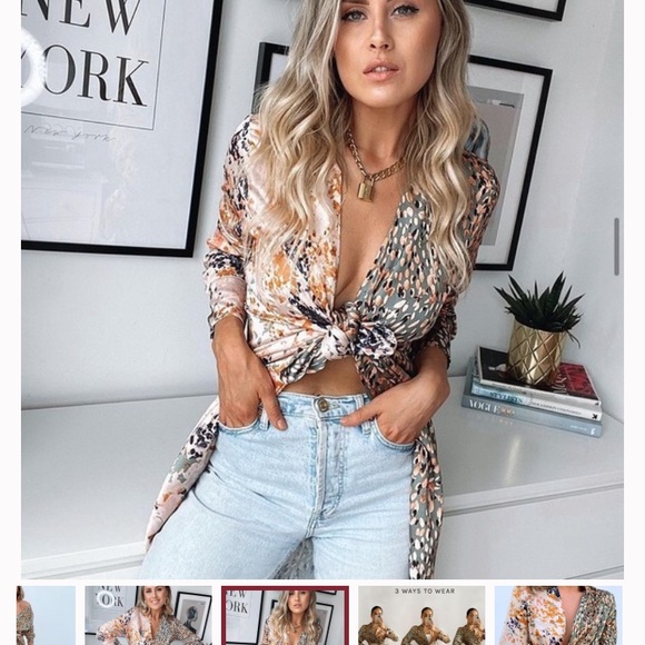 Never Fully Dressed Bloom Spliced Print Dress - Picture 10 of 12